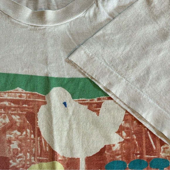 Woodstock 1999 Vintage Tee Shirt 3 Days of Peace & Music Screen Stars Medium - Picture 7 of 9